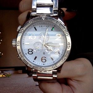 Nixon Watch Oversized 50 31 Silver